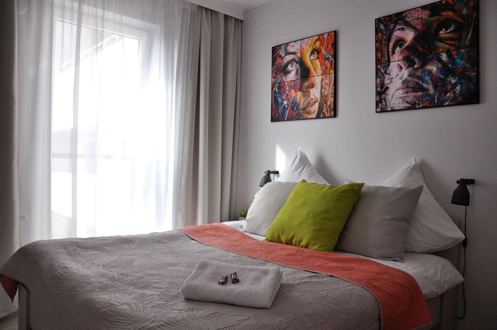 Q Apart Grand - Klimatyzowane 3 Pokojowe Apartamenty Przy Manufakturze Z Garazem Gratis, Fv Łódź Kültér fotó